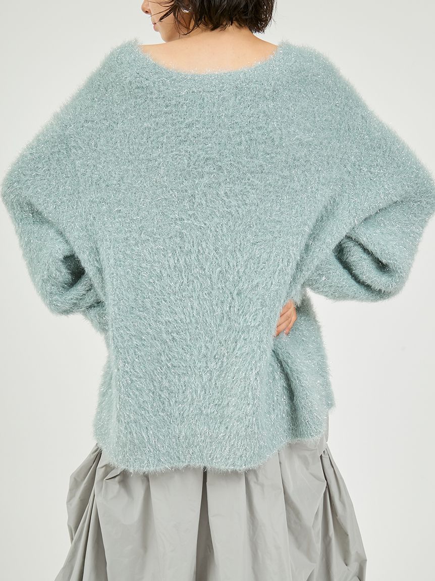 emmi フェザーラメニットプルオーバー フェザーラメニットプルオーバー(ニット)｜トップス｜emmi（エミ）の