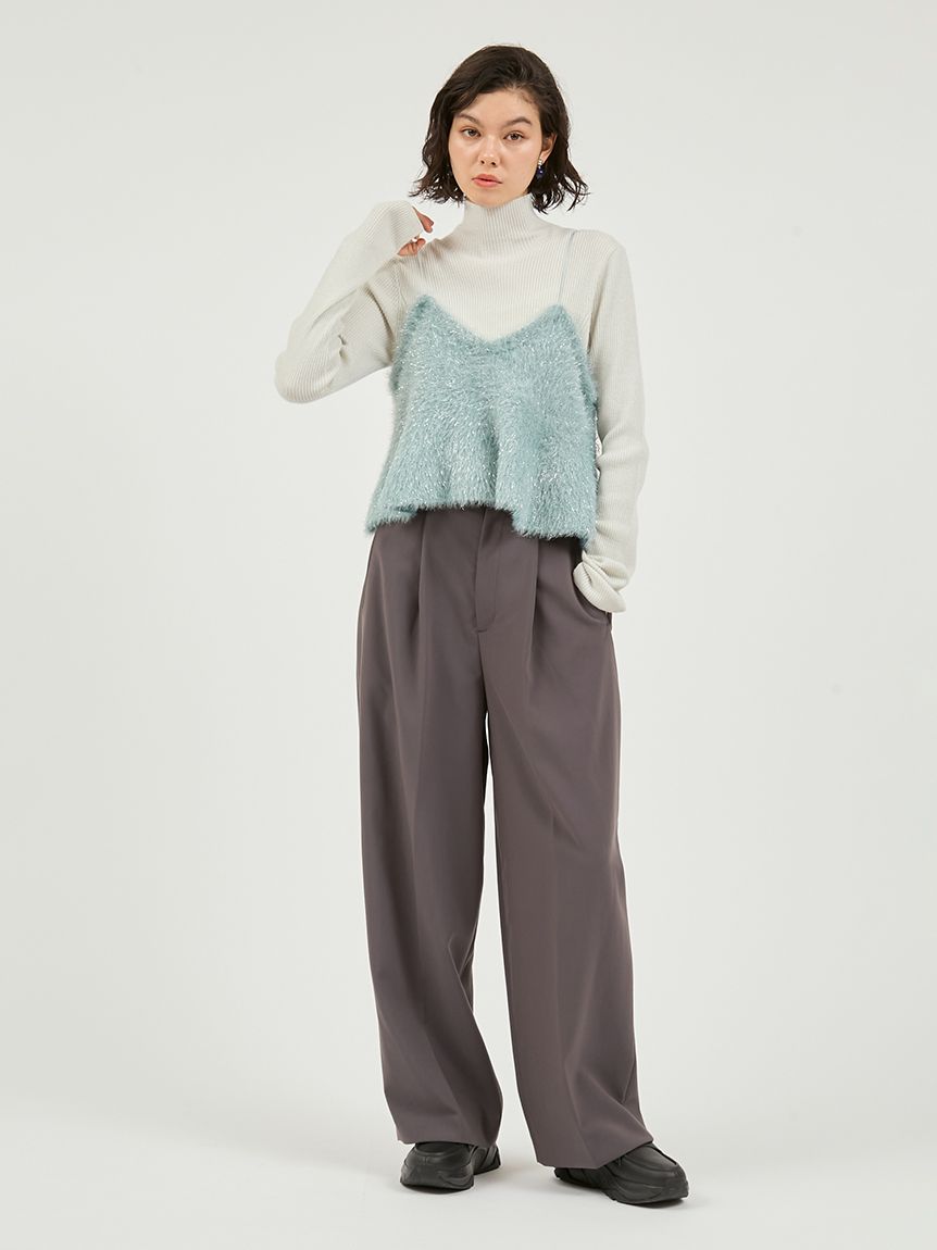 フェザーラメニットビスチェ(ニット)｜トップス｜emmi（エミ）の通販