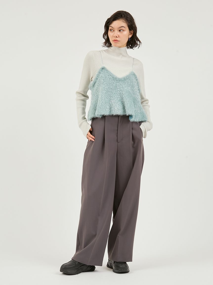 フェザーラメニットビスチェ(ニット)｜トップス｜emmi（エミ）の通販