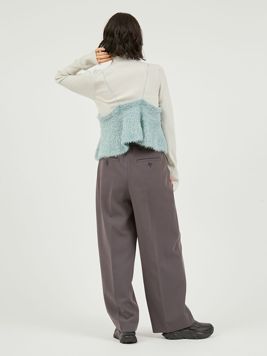 フェザーラメニットビスチェ(ニット)｜トップス｜emmi（エミ）の通販