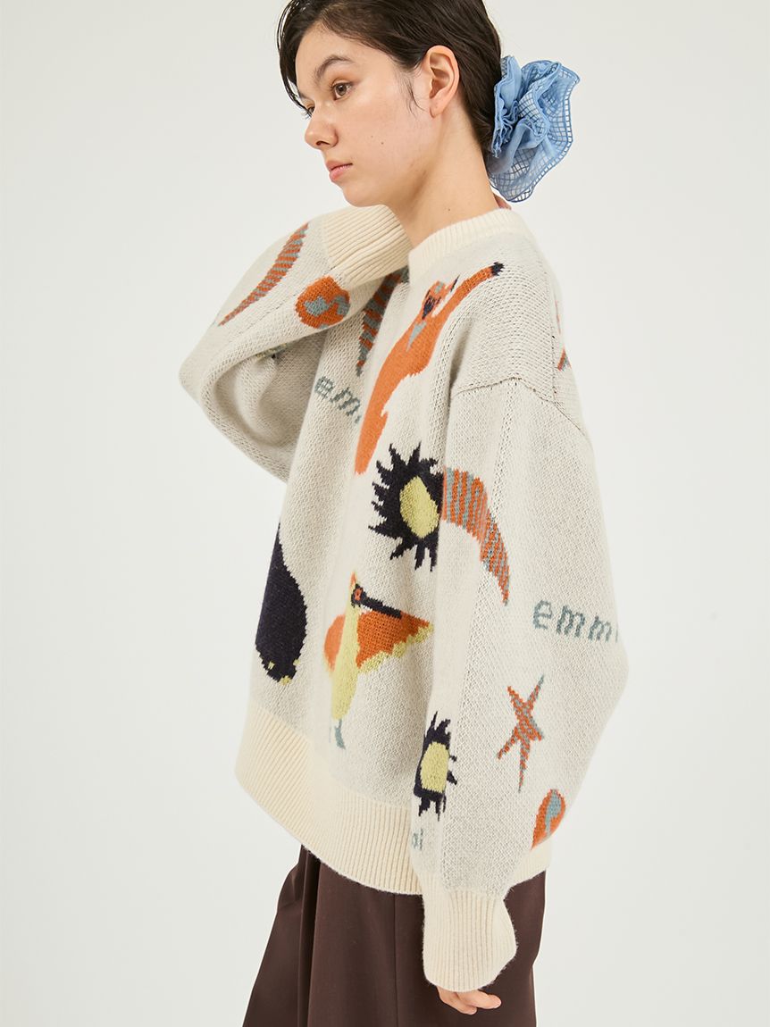 Global warming】 ジャガードニットトップス(ニット)｜トップス｜emmi