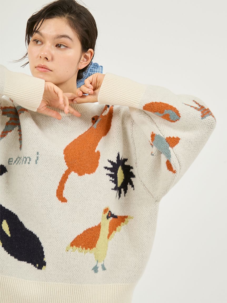 Global warming】 ジャガードニットトップス(ニット)｜トップス｜emmi