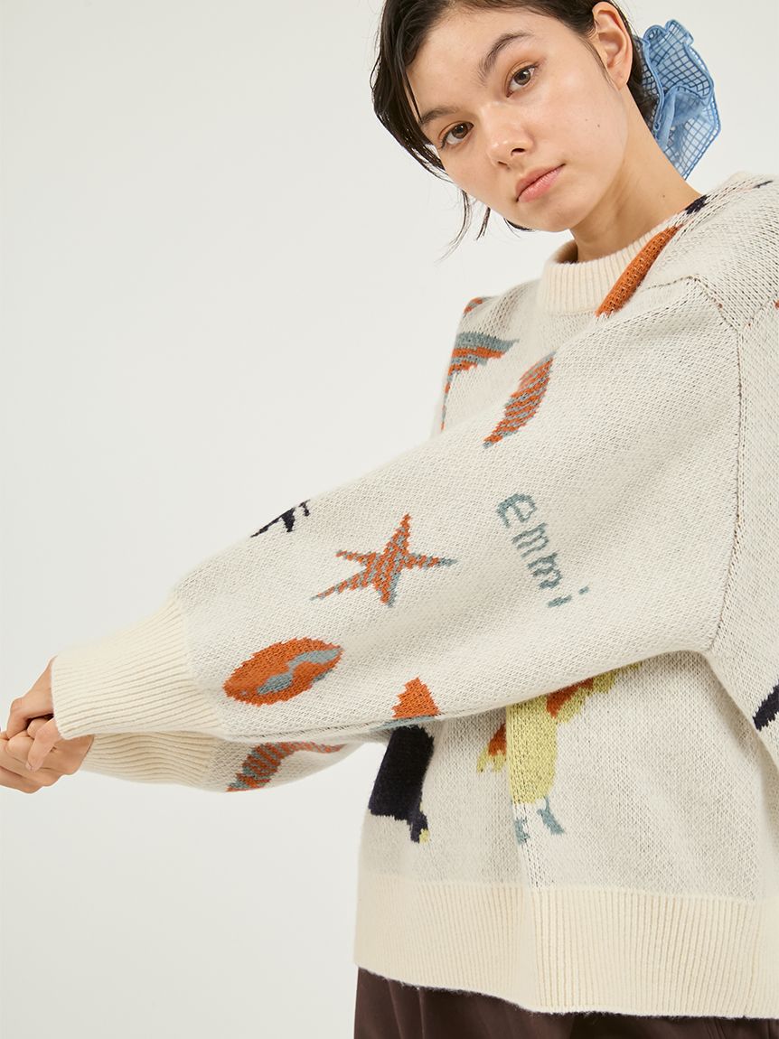 Global warming】 ジャガードニットトップス(ニット)｜トップス｜emmi