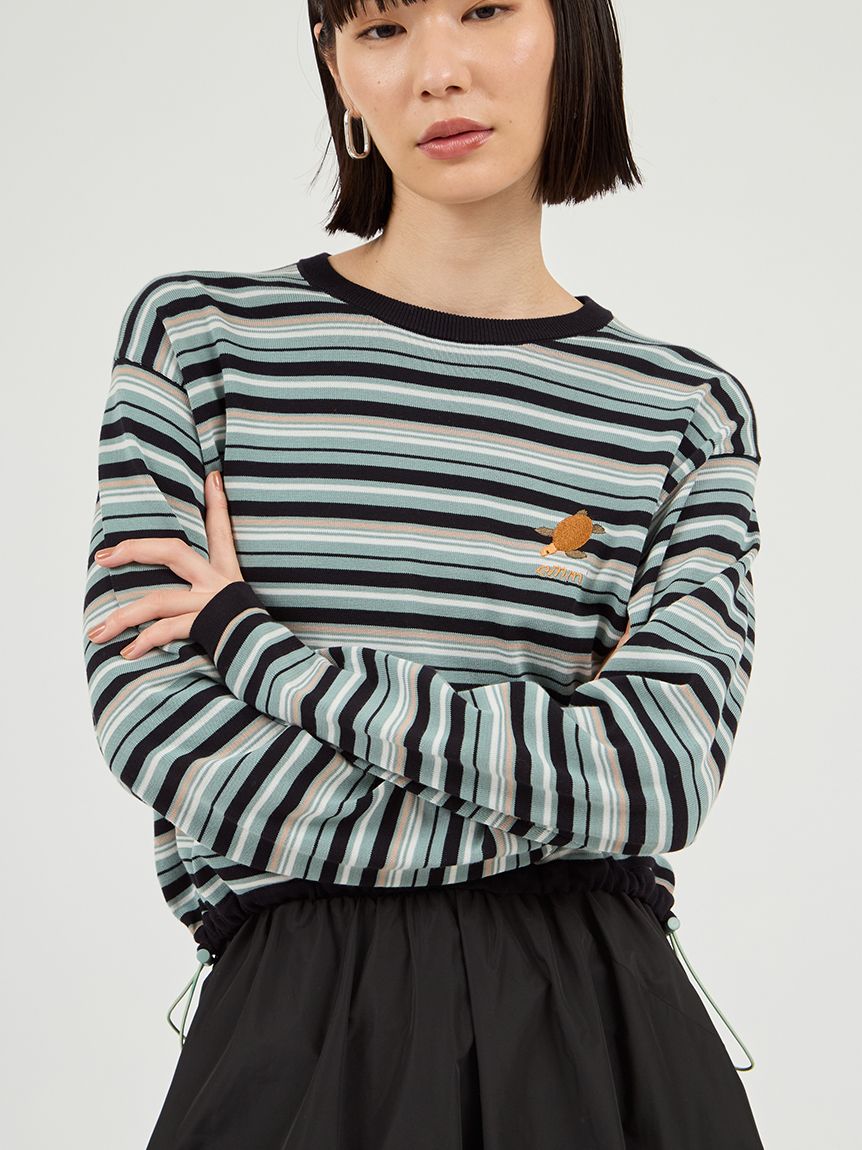 Global warming】ボーダーニットトップス(ニット)｜トップス｜emmi