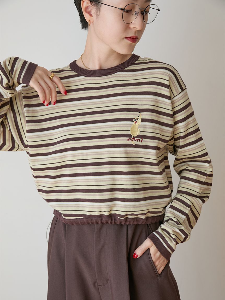 Global warming】ボーダーニットトップス(ニット)｜トップス｜emmi
