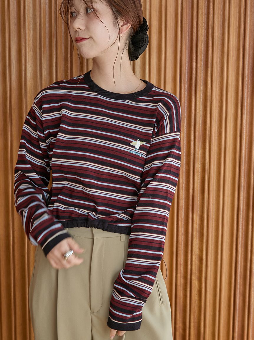 Global warming】ボーダーニットトップス(ニット)｜トップス｜emmi