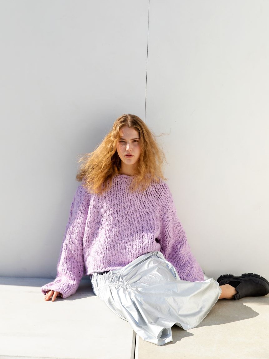 ウール混ハンドニットプルオーバー(ニット)｜トップス｜emmi（エミ）の