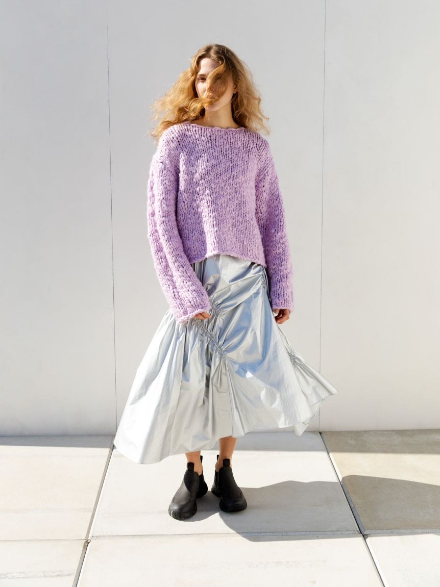 ウール混ハンドニットプルオーバー(ニット)｜トップス｜emmi（エミ）の