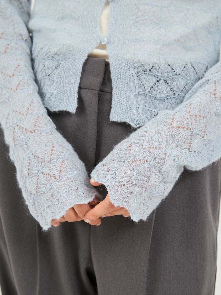 モヘヤ混2wayニットトップス(ニット)|トップス|emmi(エミ)の通販 モヘヤ混2wayニットトップス(ニット)|トップス|emmi(エミ)の通販