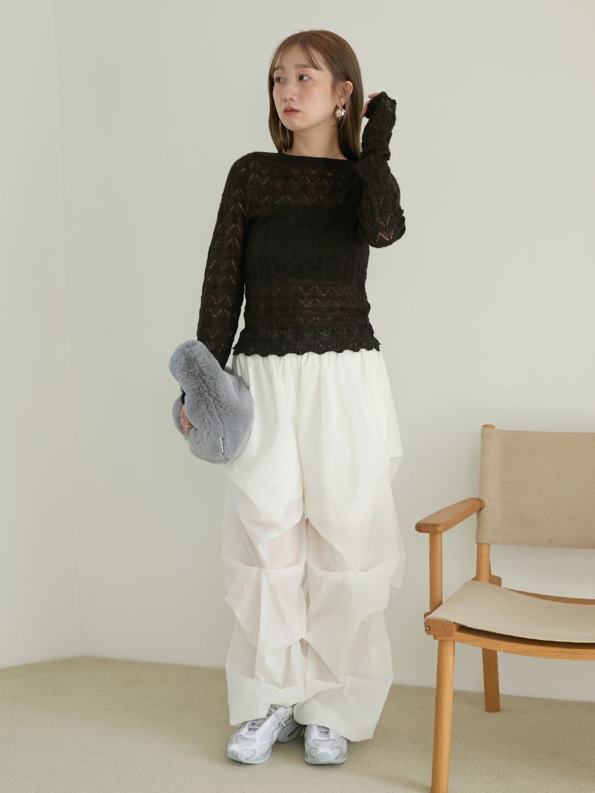 モヘヤ混2wayニットトップス(ニット)｜トップス｜emmi（エミ）の通販