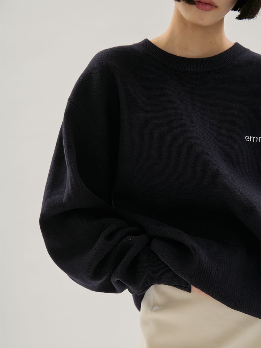 emmiロゴミラノリブトップス(ニット)｜トップス｜emmi（エミ）の通販