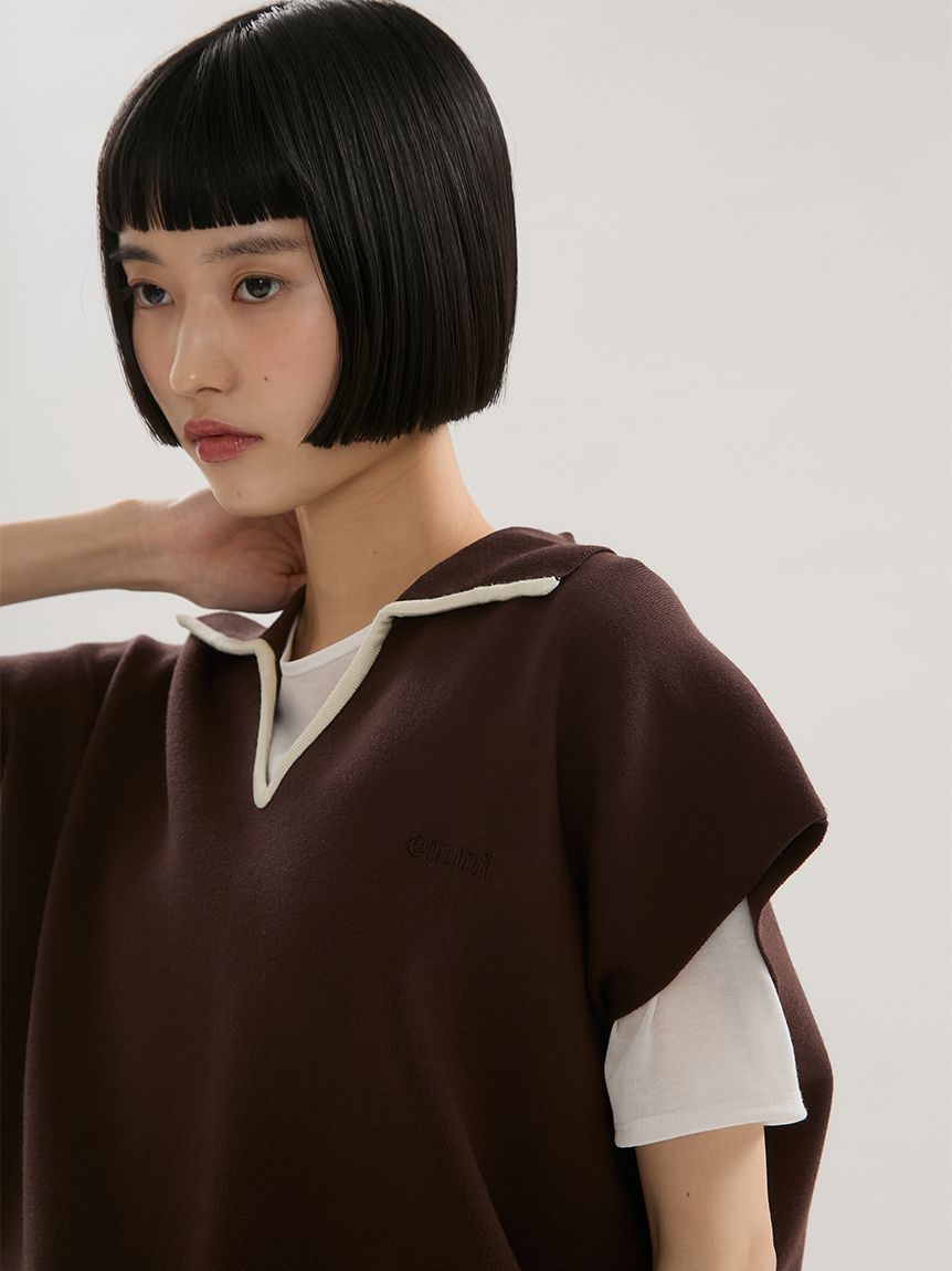 エフォートレスポロニット【セットアップ対応】/ウォッシャブル/UV