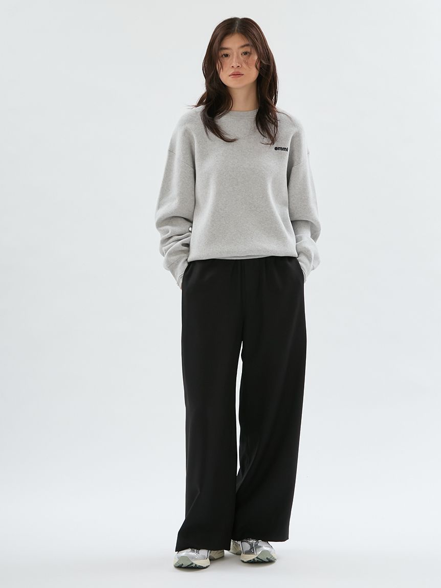 ONLINE限定カラーあり】emmiロゴスウェットライクニット(ニット