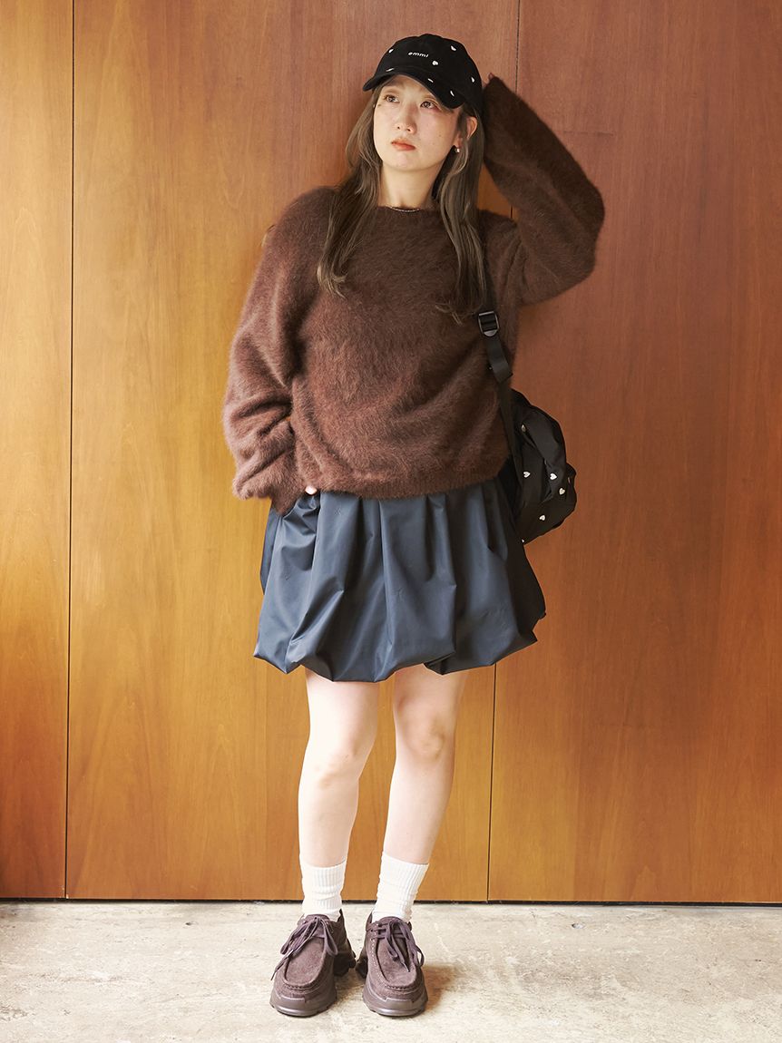 フォックスカシミヤボートネックニット(ニット・セーター)｜TOPS｜emmi