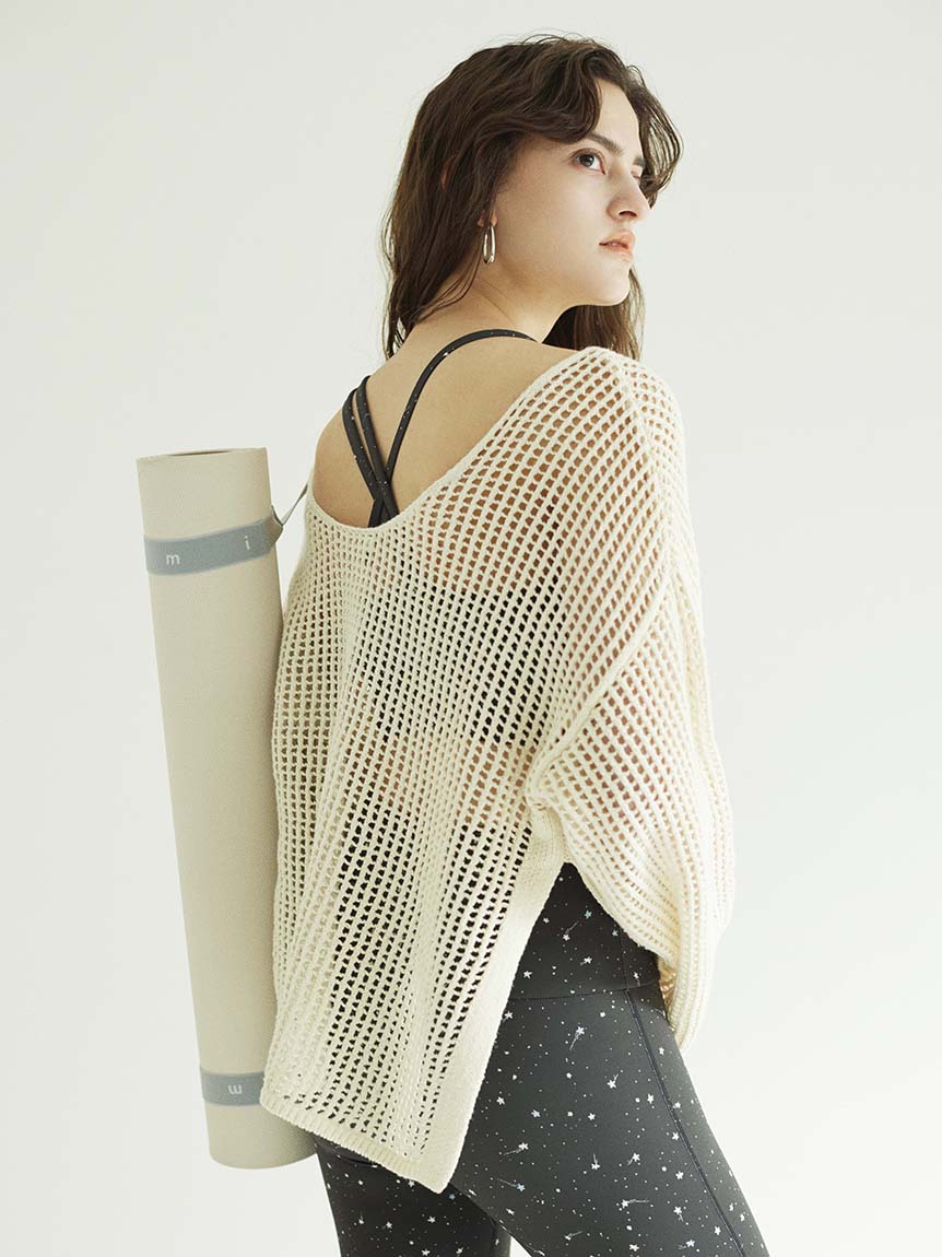 emmi yoga】ONLINE限定スターブラトップ&レギンスSET(ブラトップ