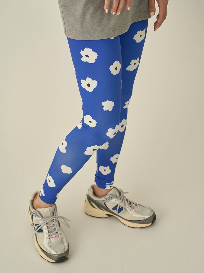 カモミール柄レギンス(WELLNESS&TRAINING WEAR)｜emmi（エミ）の