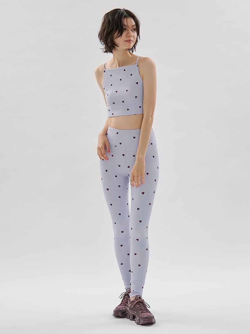 HEART】 ハートパターンレギンス/UVカット/接触冷感(パンツ)｜セレクト