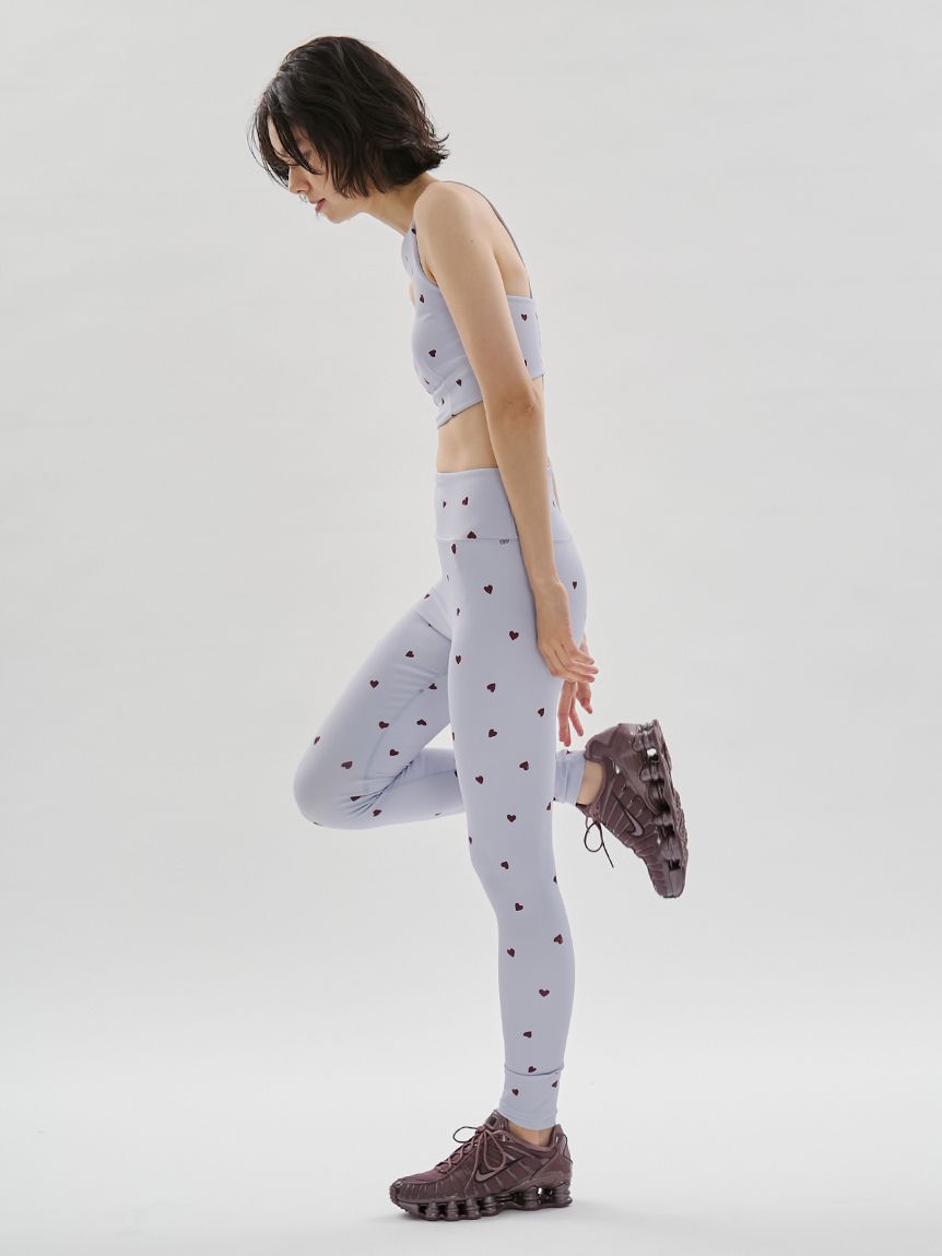 HEART】 ハートパターンレギンス/UVカット/接触冷感(パンツ)｜セレクト