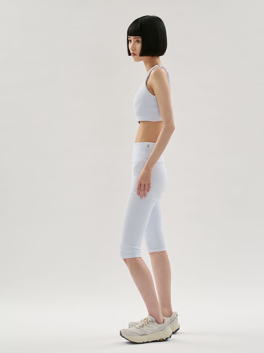 Sustainaretch】ハーフレギンス/UVカット/接触冷感(WELLNESS&TRAINING