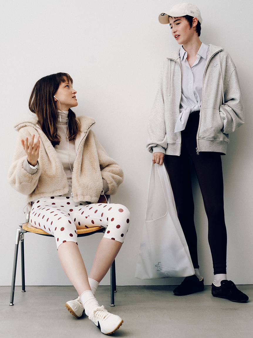 W&T】ドットカプリレギンス(レギンス)｜PANTS｜emmi（エミ）の通販