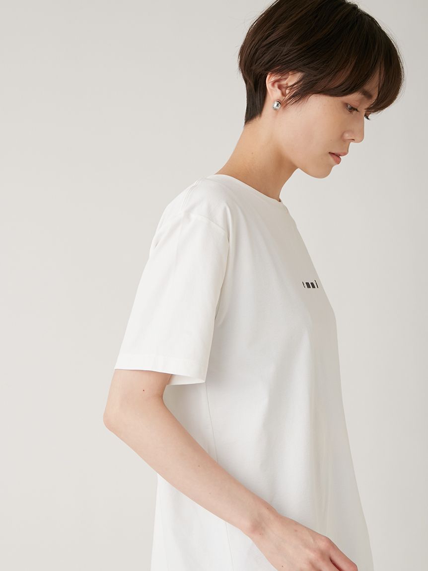 emmi yoga】emmiロゴバックシャンTシャツ(Tシャツ/カットソー