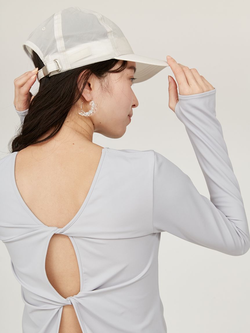 エミヨガemmi yoga サステナレッチ プルオーバー　バレエトップス長袖 emmi yoga】サステナレッチプルオーバー(WELLNESS&TRAINING WEAR