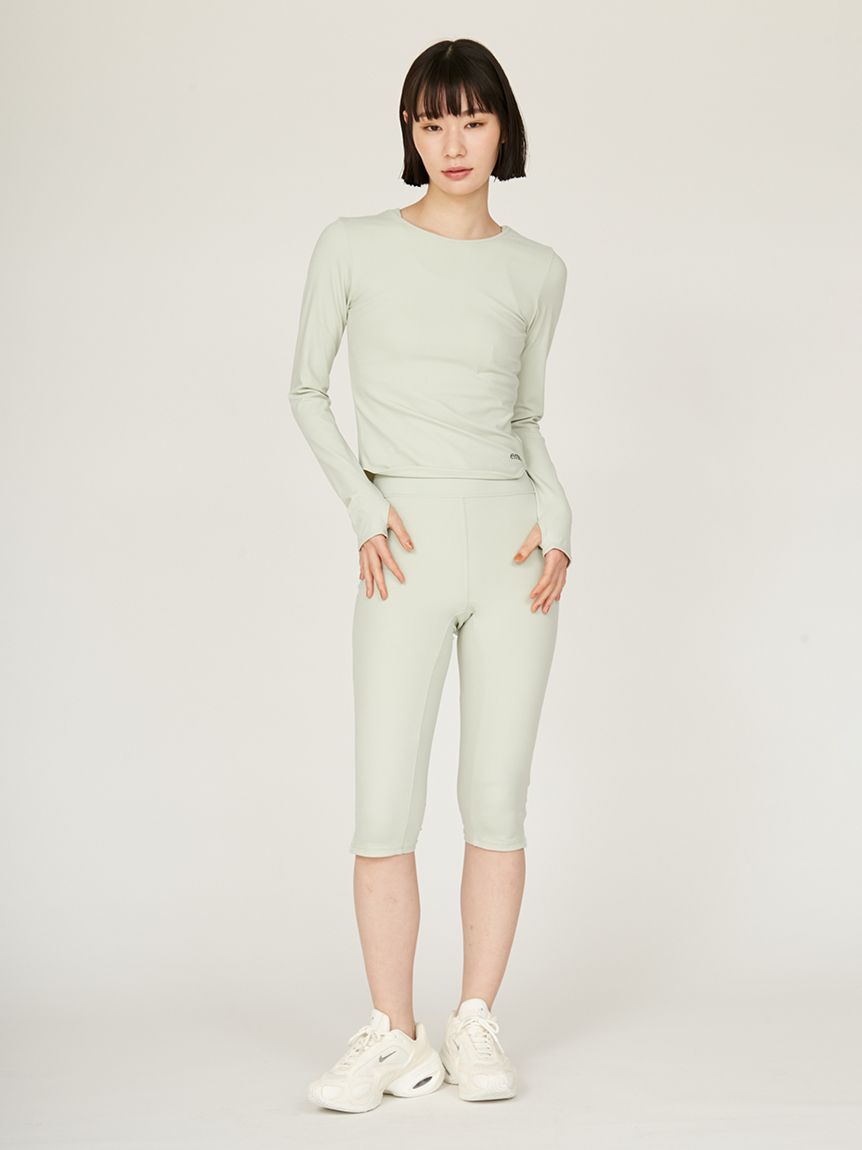 エミヨガemmi yoga サステナレッチ プルオーバー　バレエトップス長袖 emmi yoga】サステナレッチプルオーバー(WELLNESS&TRAINING WEAR
