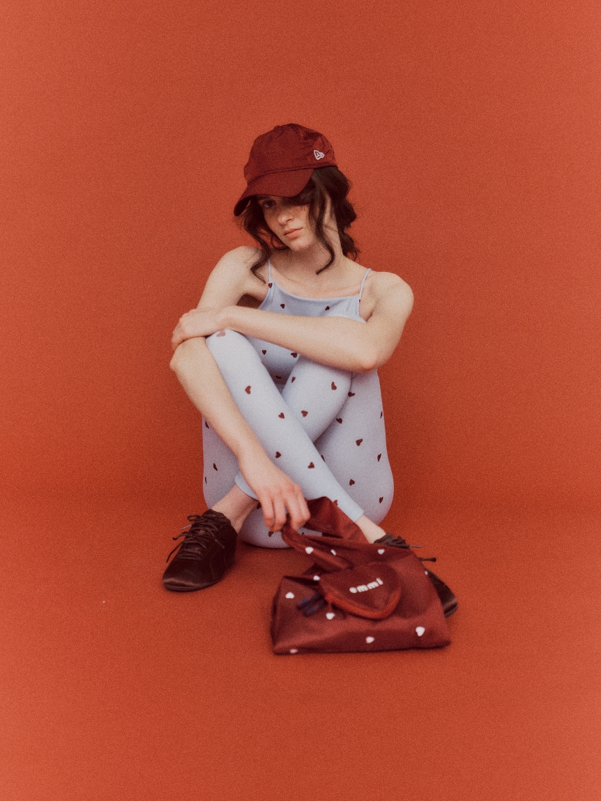 ハートパターンブラトップ/UVカット/接触冷感(スポーツブラ)｜セレクト