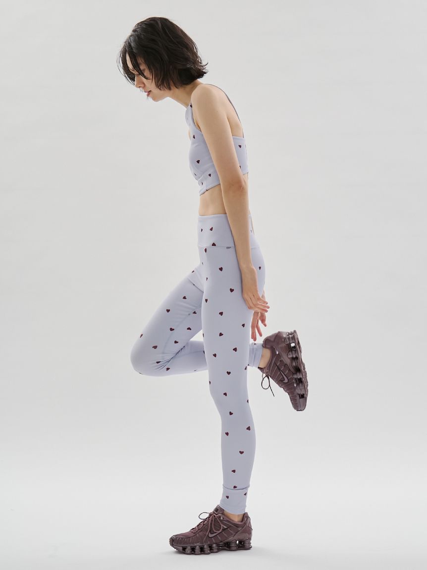 ハートパターンブラトップ/UVカット/接触冷感(スポーツブラ)｜セレクト