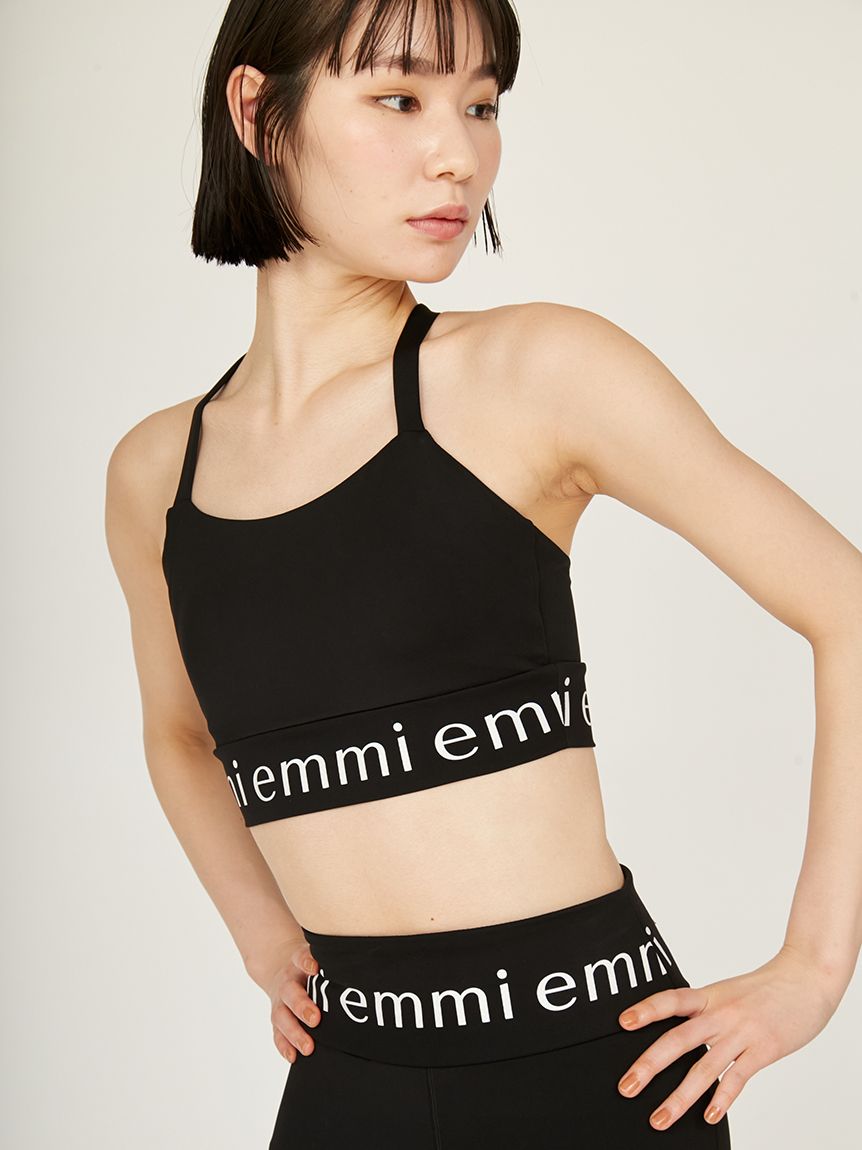 emmiロゴブラトップ(WELLNESS&TRAINING WEAR)｜emmi（エミ）の通販