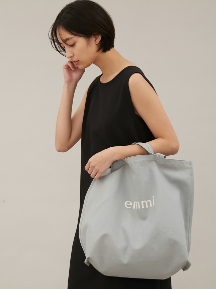 emmi yoga】emmiロゴキャンバストートBAG(バッグ)｜emmi（エミ）の通販