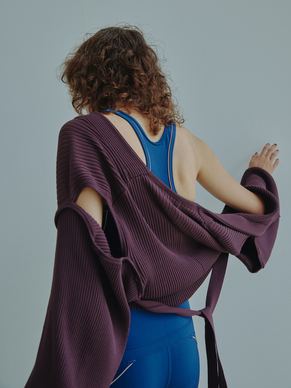 emmi atelier - EMMI YOGA ファンクションニットボレロ emmi ニット セーター 「emmi yoga」肩あきボレロカーディガン