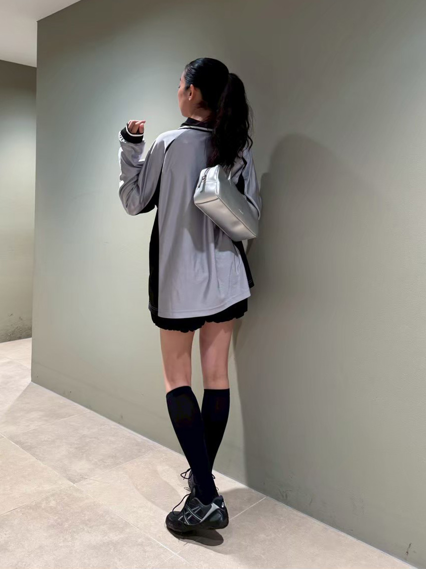 ARGUE SOFY LONG-T-SHIRTS/ホワイト、ブラック　2枚セット ASICS】GAME SHIRT LONG-T(Tシャツ/カットソー)｜トップス｜emmi（エミ