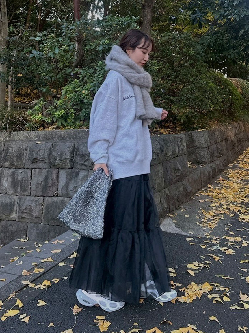 emmi×GOOD ROCK SPEED】カレッジワイドボディクルースウェット