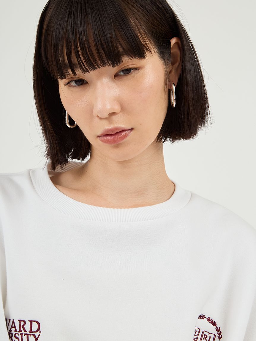 emmi×GOOD ROCK SPEED】カレッジワイドボディクルースウェット