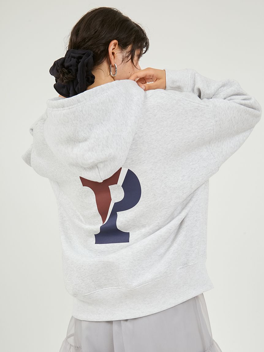 emmi×GOOD ROCK SPEED】カレッジワイドボディフーディ(スウェット