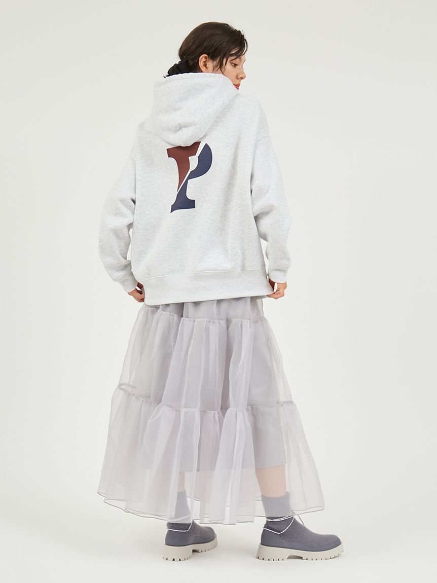 emmi×GOOD ROCK SPEED】カレッジワイドボディフーディ(スウェット