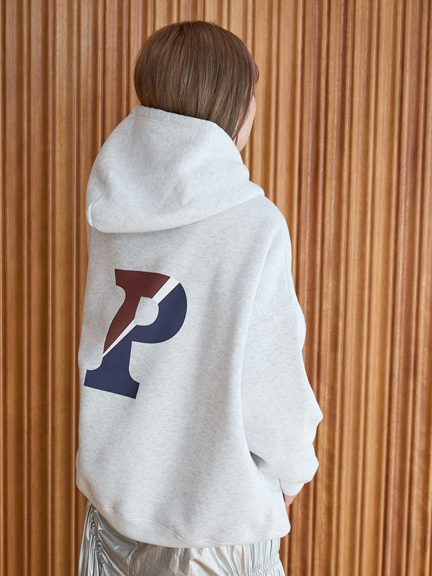 emmi×GOOD ROCK SPEED】カレッジワイドボディフーディ(スウェット