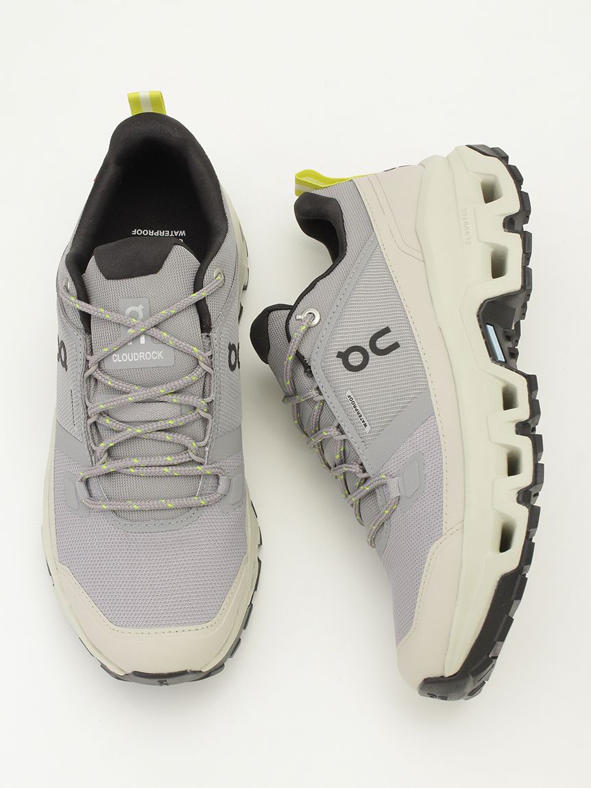 【関税込み】On グレー Cloudrock Low WP スニーカー Men's Cloudrock Low Waterproof | On Japan