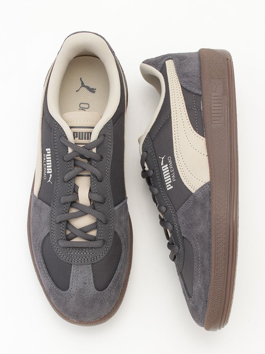 シューズ PUMA PALERMO PS) Puma Palermo Leather 'White Blue Horizon Gum' 397276-04