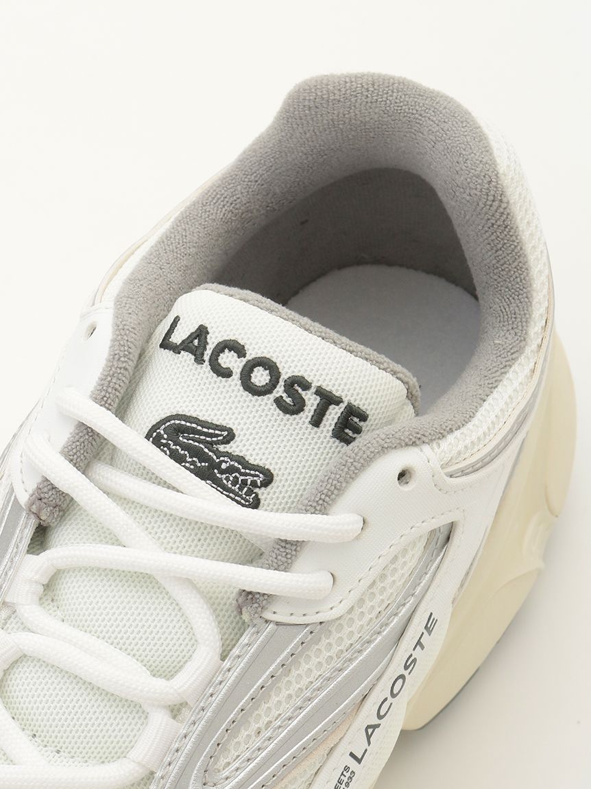 厚底ソール●クッション性抜群●LACOSTE●ホワイト ラコステ LACOSTE スニーカー レディース 48SFA0012 LACOSTE