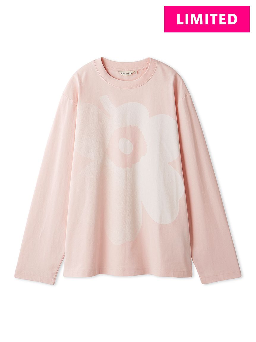 emmi|Marimekko】Kioski Biitti Unikko Placement Jersey Top(Tシャツ