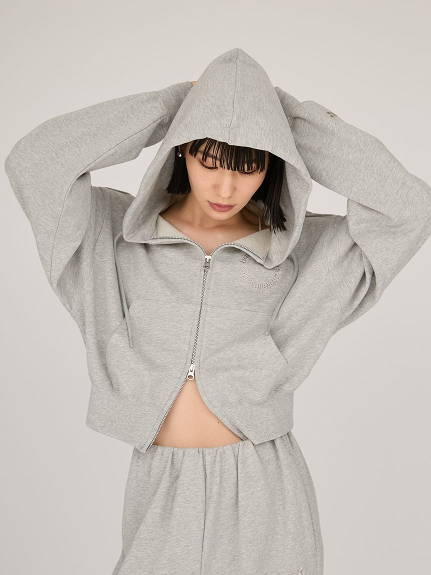 New Balance for emmi】ダブルジップフーディースウェット