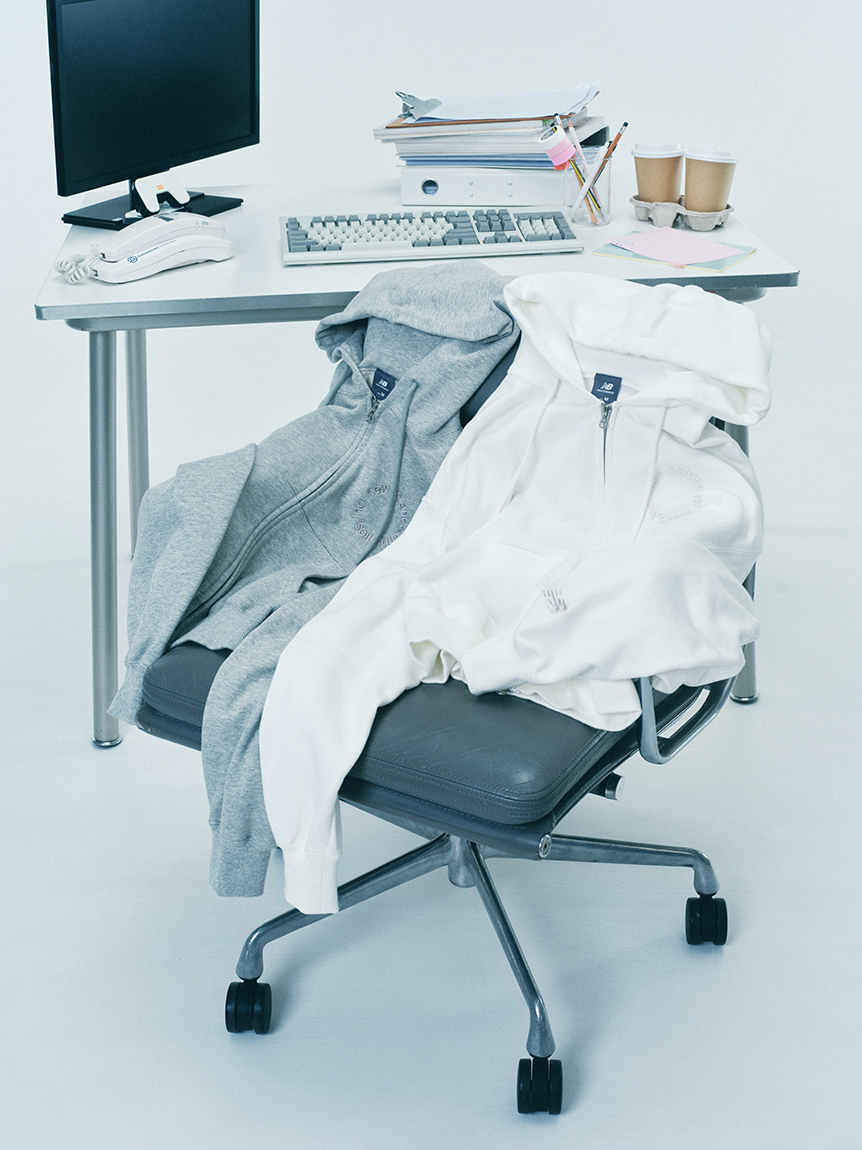 New Balance for emmi】ダブルジップフーディースウェット(スウェット