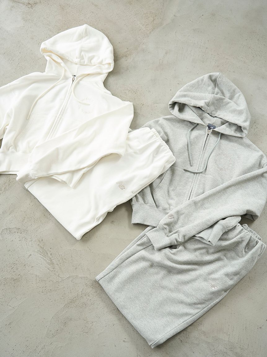 New Balance for emmi】ダブルジップフーディースウェット