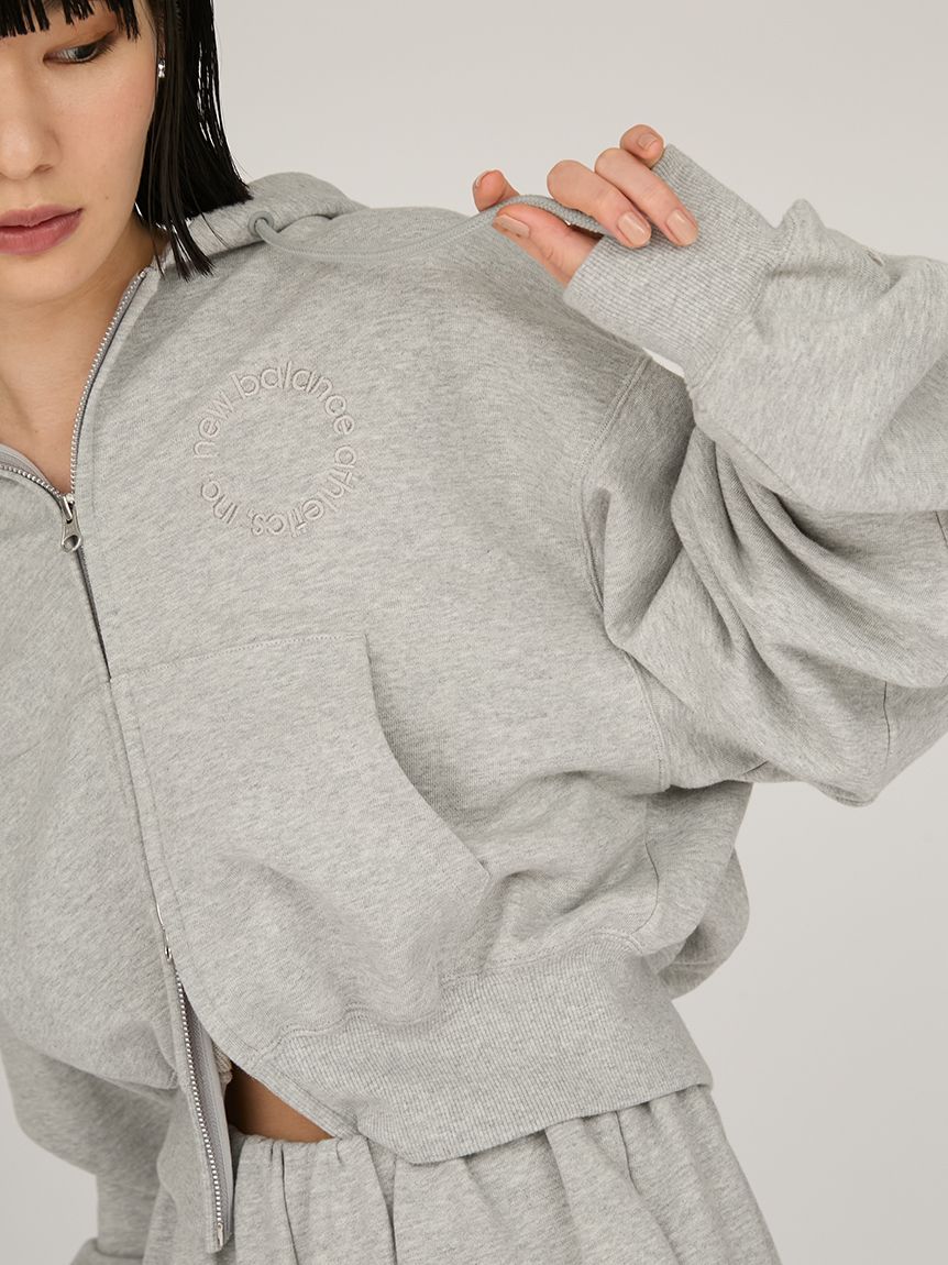 New Balance for emmi】ダブルジップフーディースウェット(スウェット