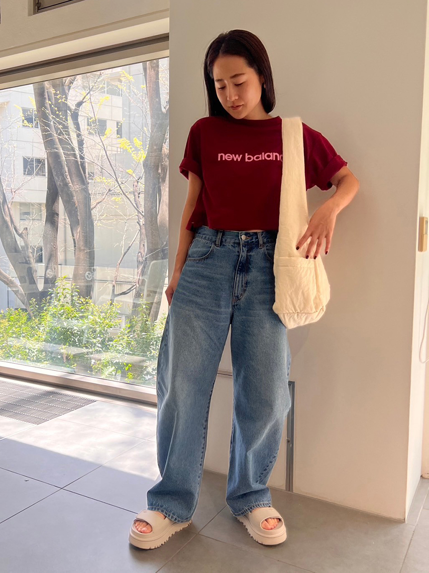 New balance for emmi】9BOX Crop Tee with emmi(Tシャツ