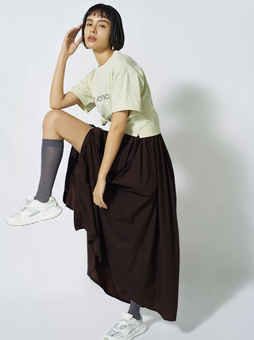 tシャツ 「New balance for emmi」9BOX Crop Tee with emmi レディース エミ emmi 【New balance for emmi】9BOX Crop Tee with emmi