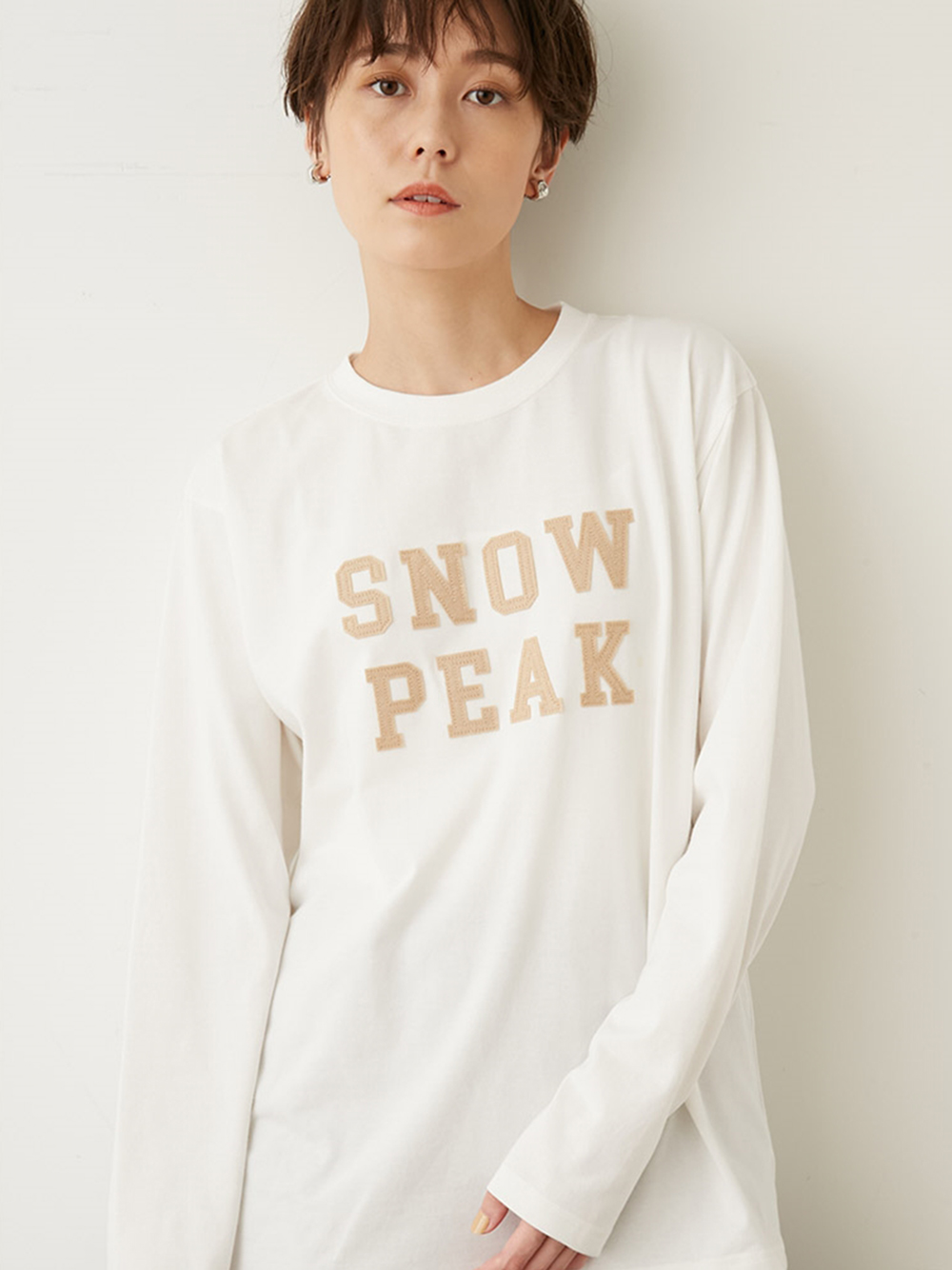 emmi×Snow Peak】FeltLogo L/S T(Tシャツ/カットソー)｜トップス｜emmi