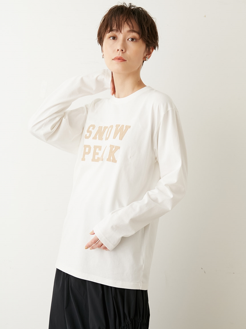 emmi×Snow Peak】FeltLogo L/S T(Tシャツ/カットソー)｜トップス｜emmi